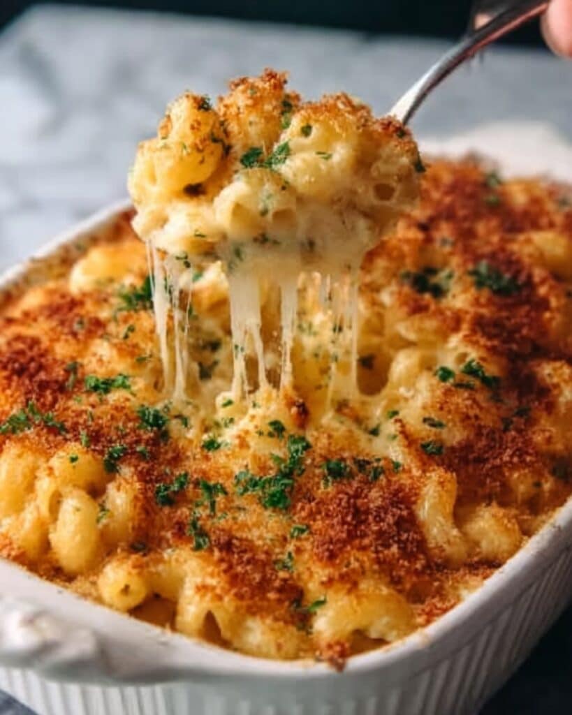 Creamy Baked Mac and Cheese Recipe