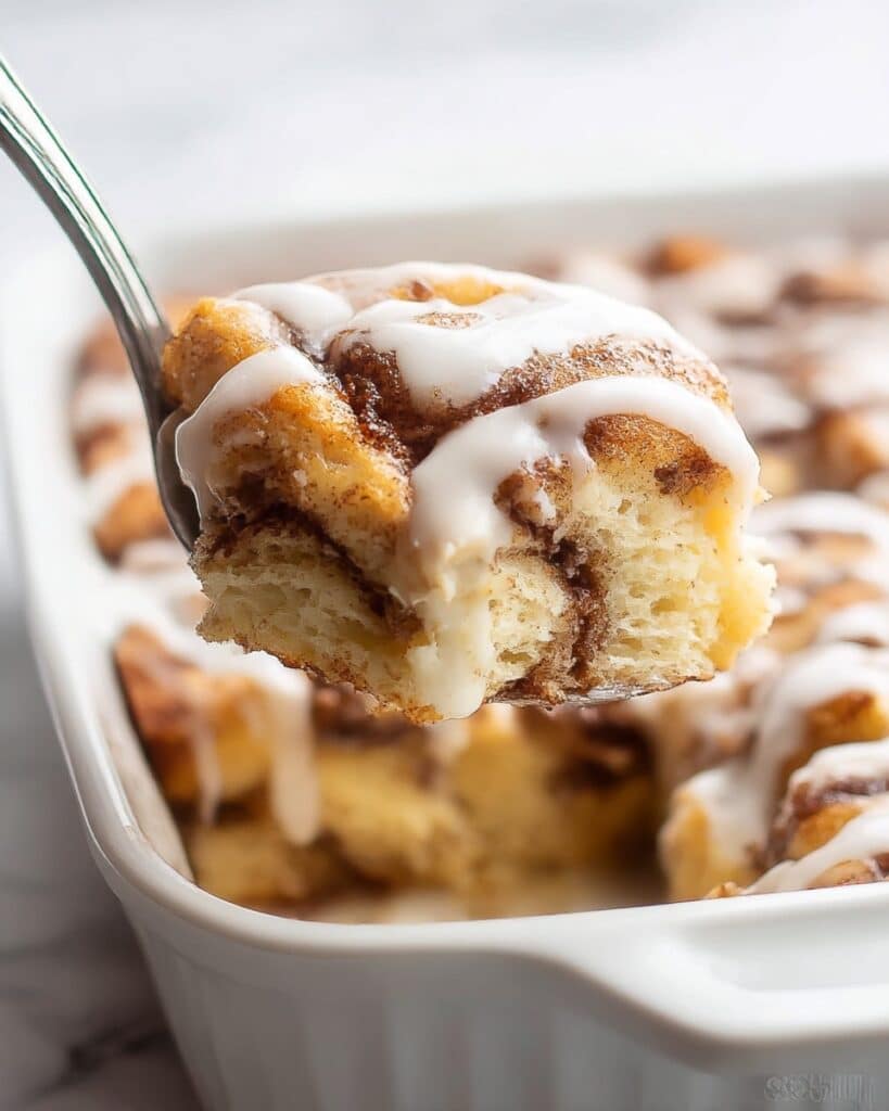 Easy Cinnamon Roll Casserole Recipe