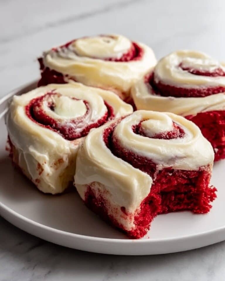 Heavenly Red Velvet Rolls Recipe