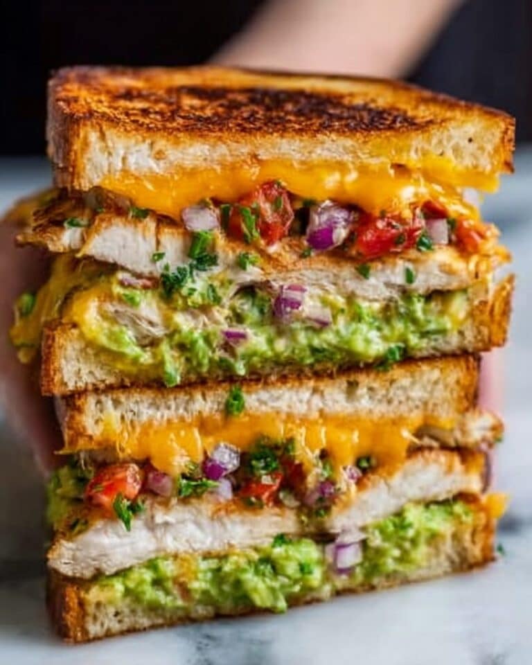 Chicken Avocado Melt Sandwich Recipe
