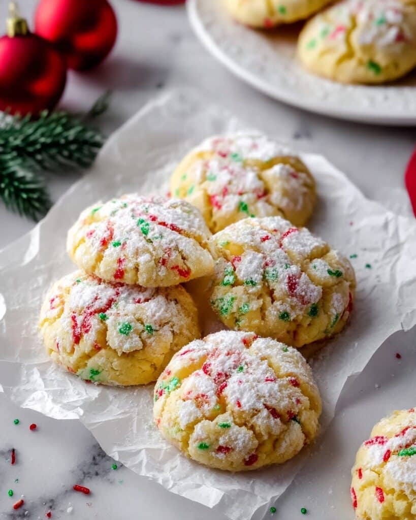 Quick Gooey Butter Cookies with Yellow Cake Recipe