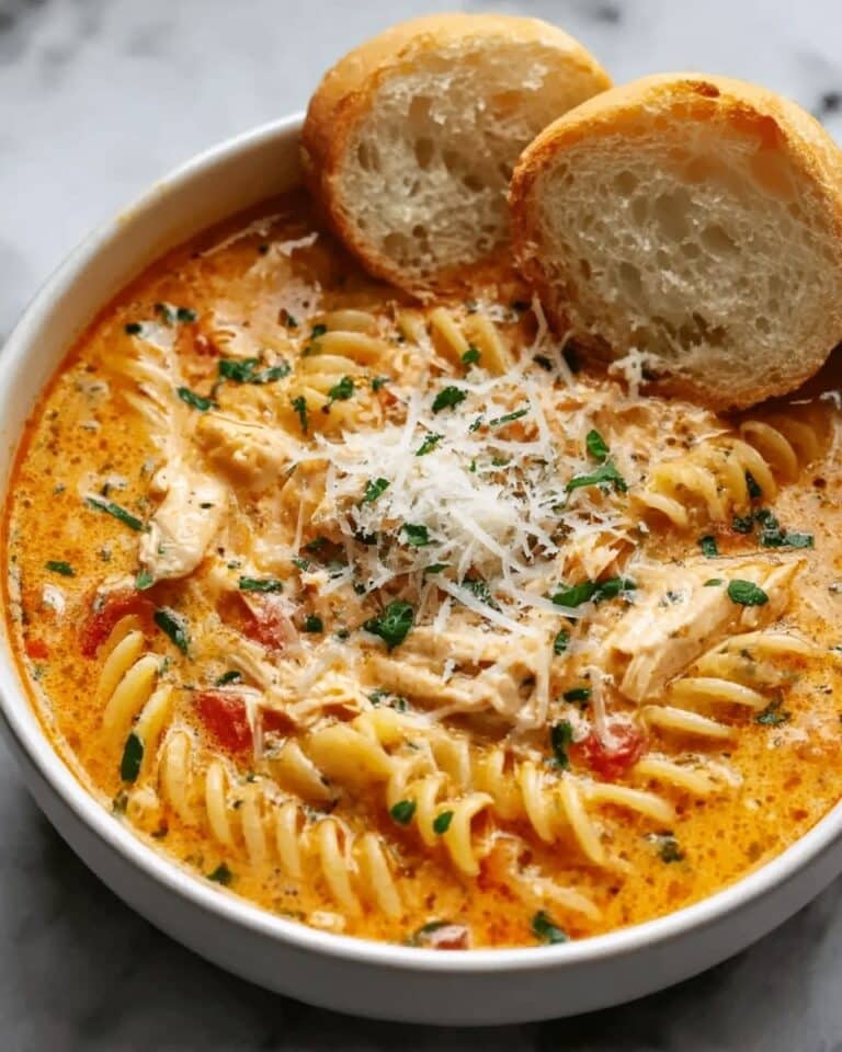 Crockpot Chicken Parmesan Soup Recipe