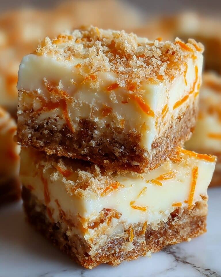 Irresistibly Indulgent Carrot Cake Cream Cheese Bars Recipe