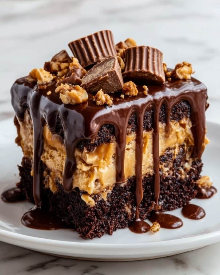 Reese’s Peanut Butter Earthquake Cake Recipe