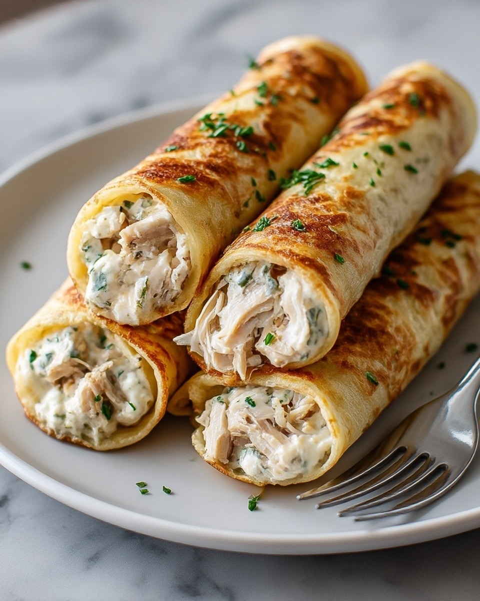 Dill Pickle Ranch Chicken Taquitos Recipe