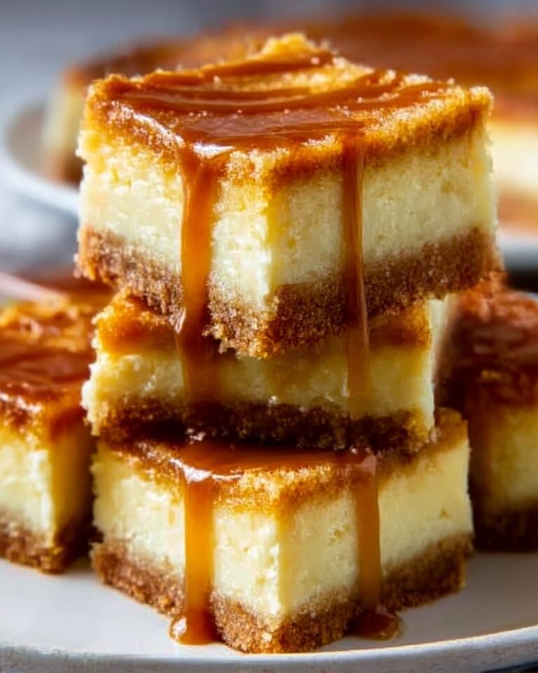 Salted Caramel Gooey Butter Bars Recipe