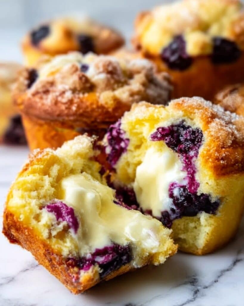 Blueberry Cream Cheese Muffins Recipe