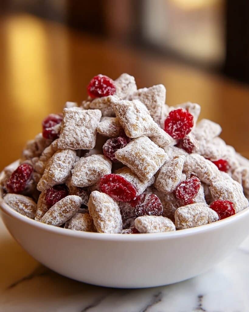 Cherry Cheesecake Puppy Chow Recipe