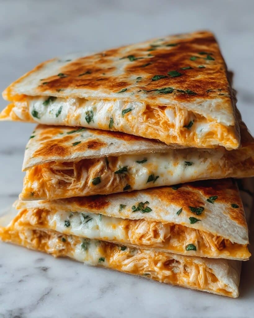 High Protein Chicken Ranch Quesadilla: Crispy, Creamy, and Low Carb Recipe