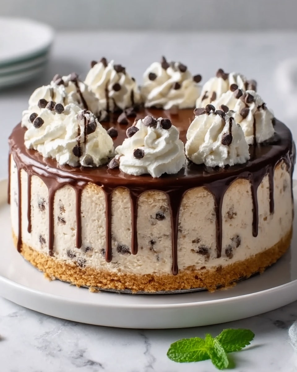 Decadent No-Bake Cookie Dough Cheesecake Recipe