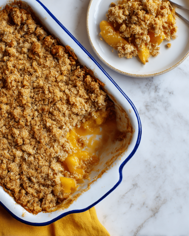 Peach Cobbler Coffee Cake Recipe