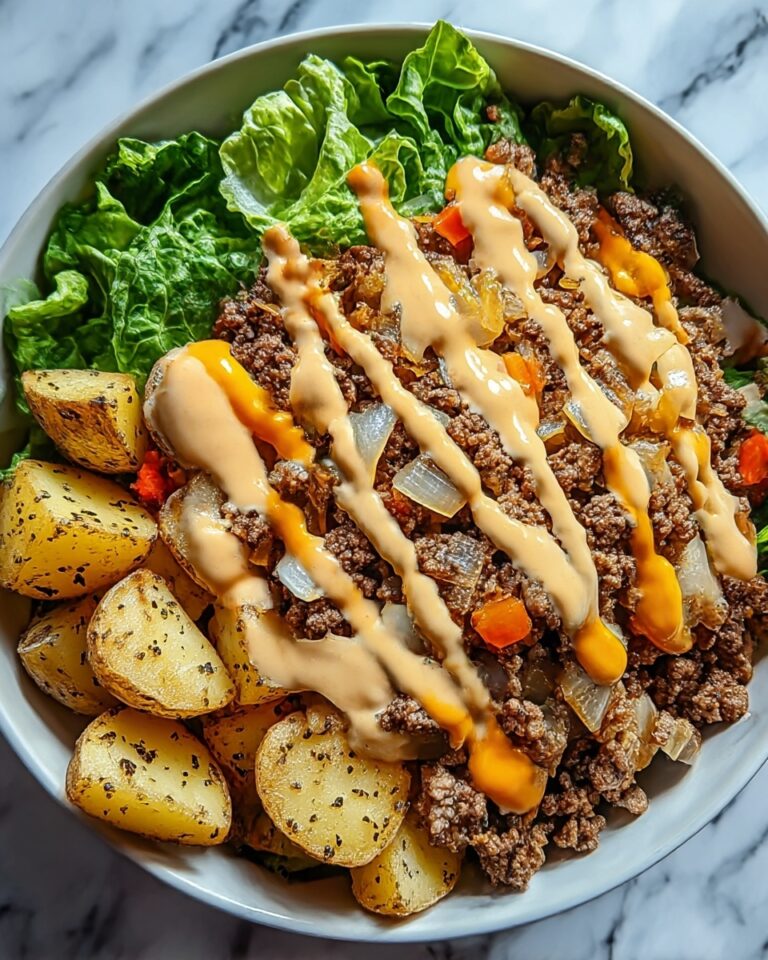 Savory Smash Burger Bowl Recipe