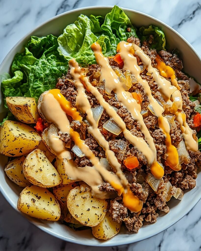Savory Smash Burger Bowl Recipe