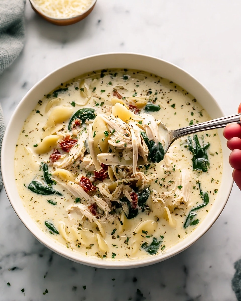 Quick White Lasagna Soup Recipe