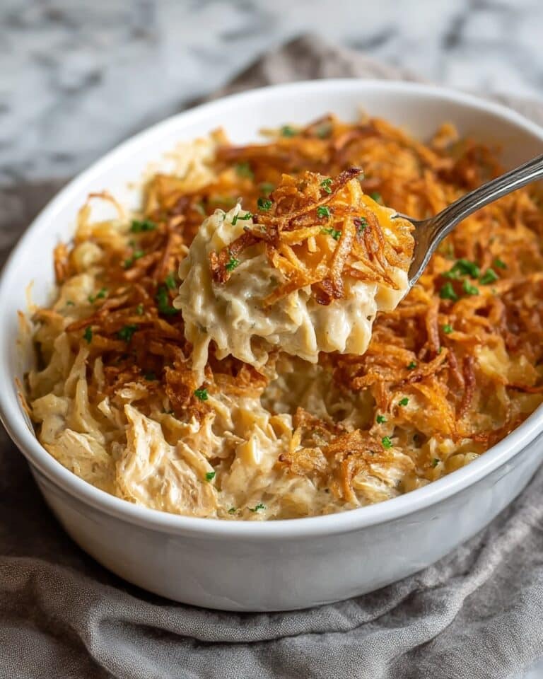 French Onion Orzo Bake Recipe