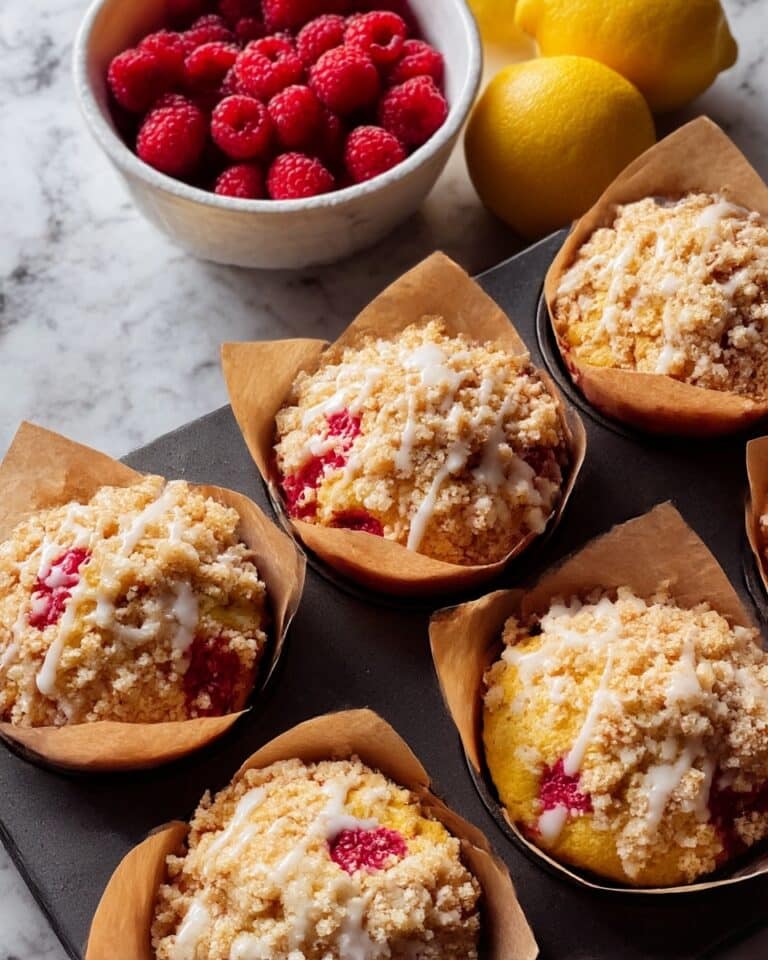 Lemon Raspberry White Chocolate Muffins Recipe