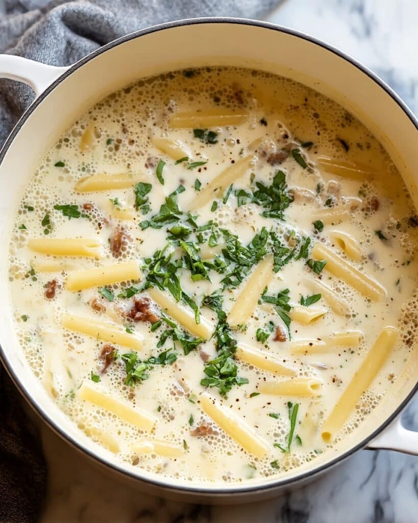 Cozy Up with Creamy White Lasagna Soup Recipe