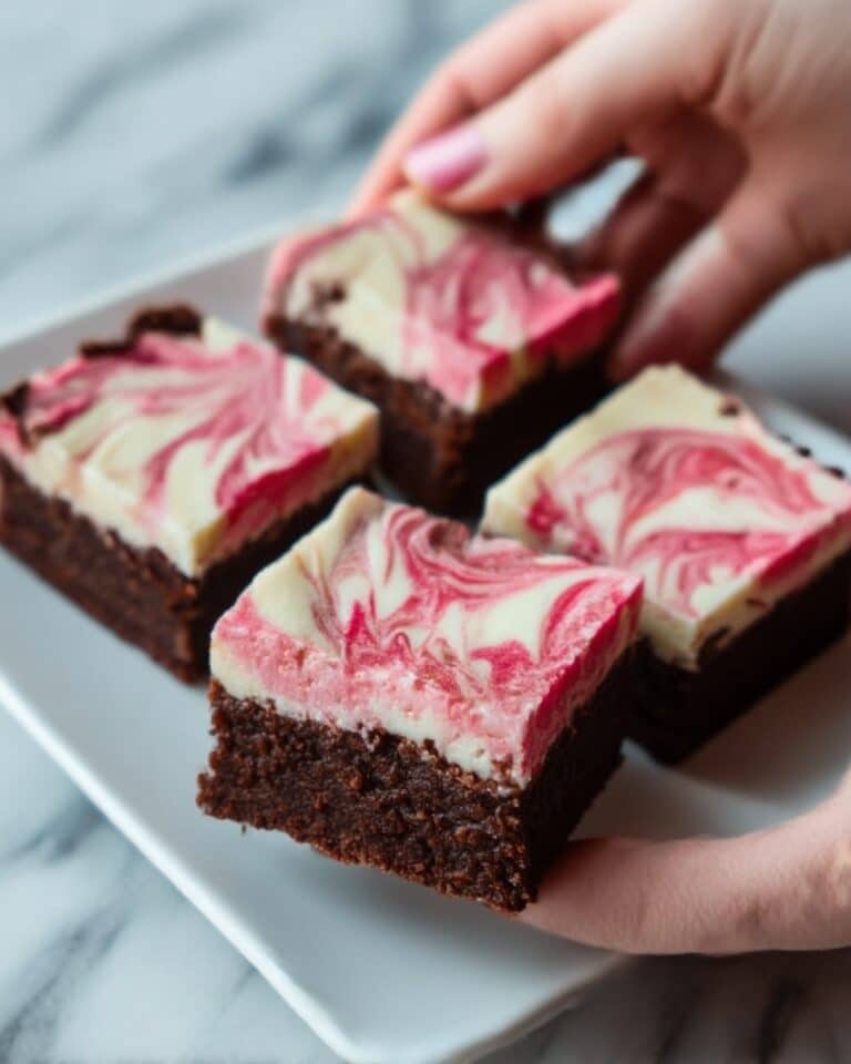 Valentine’s Day Cheesecake Brownies Recipe