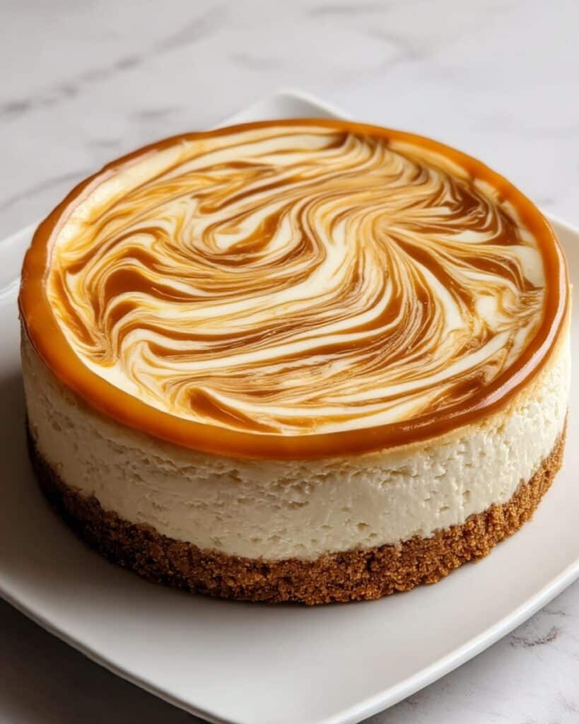 Caramel Swirl Cheesecake Recipe