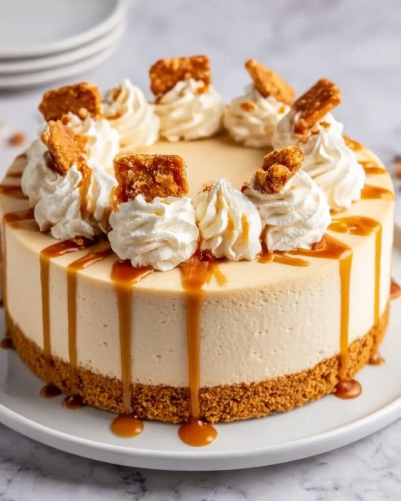 No-Bake Biscoff Cheesecake Recipe
