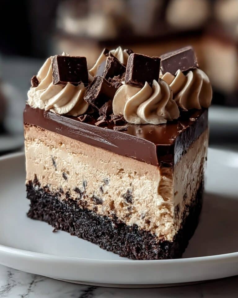 Triple Chocolate Cheesecake Decadent Layered Dessert Recipe