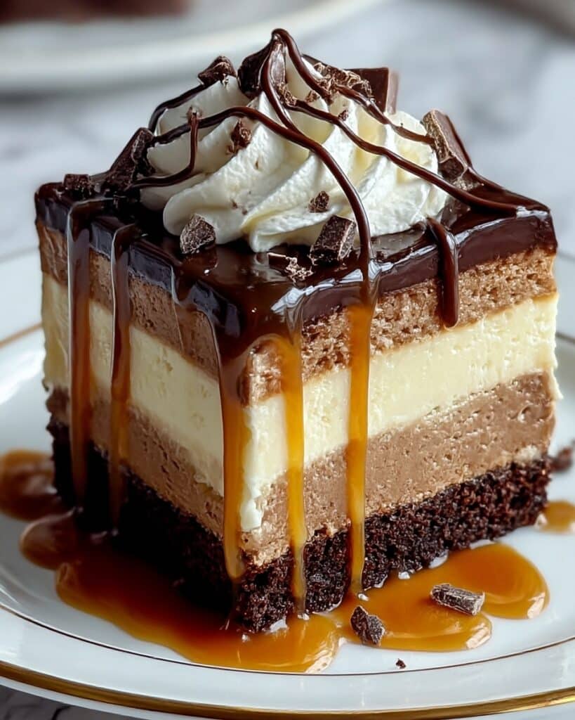 Irresistible Caramel Brownie Cheesecake You’ll Crave Forever Recipe