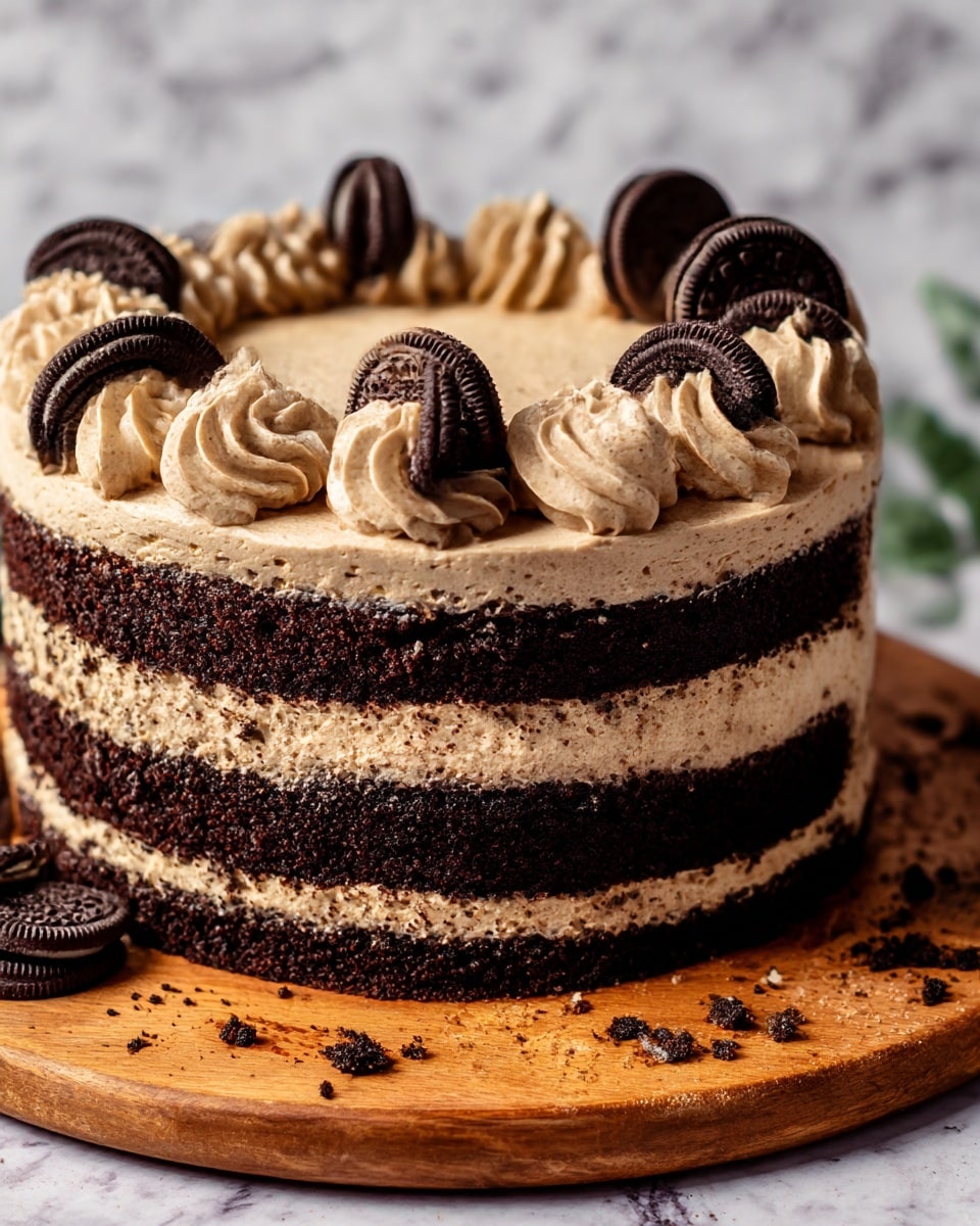 Oreo Peanut Butter Cake Recipe