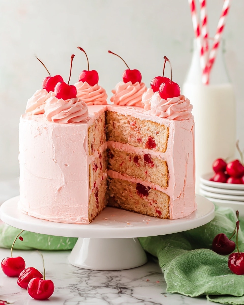 Cherry Chip Cake Recipe