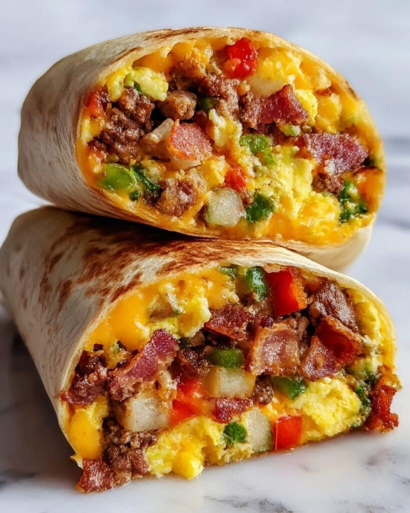 Cowboy Breakfast Burrito Recipe