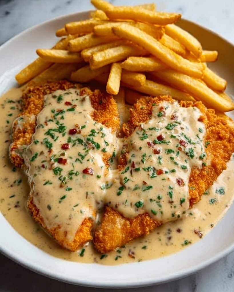 Chicken Fillet in Spicy Creamy Garlic-Parmesan Sauce Recipe