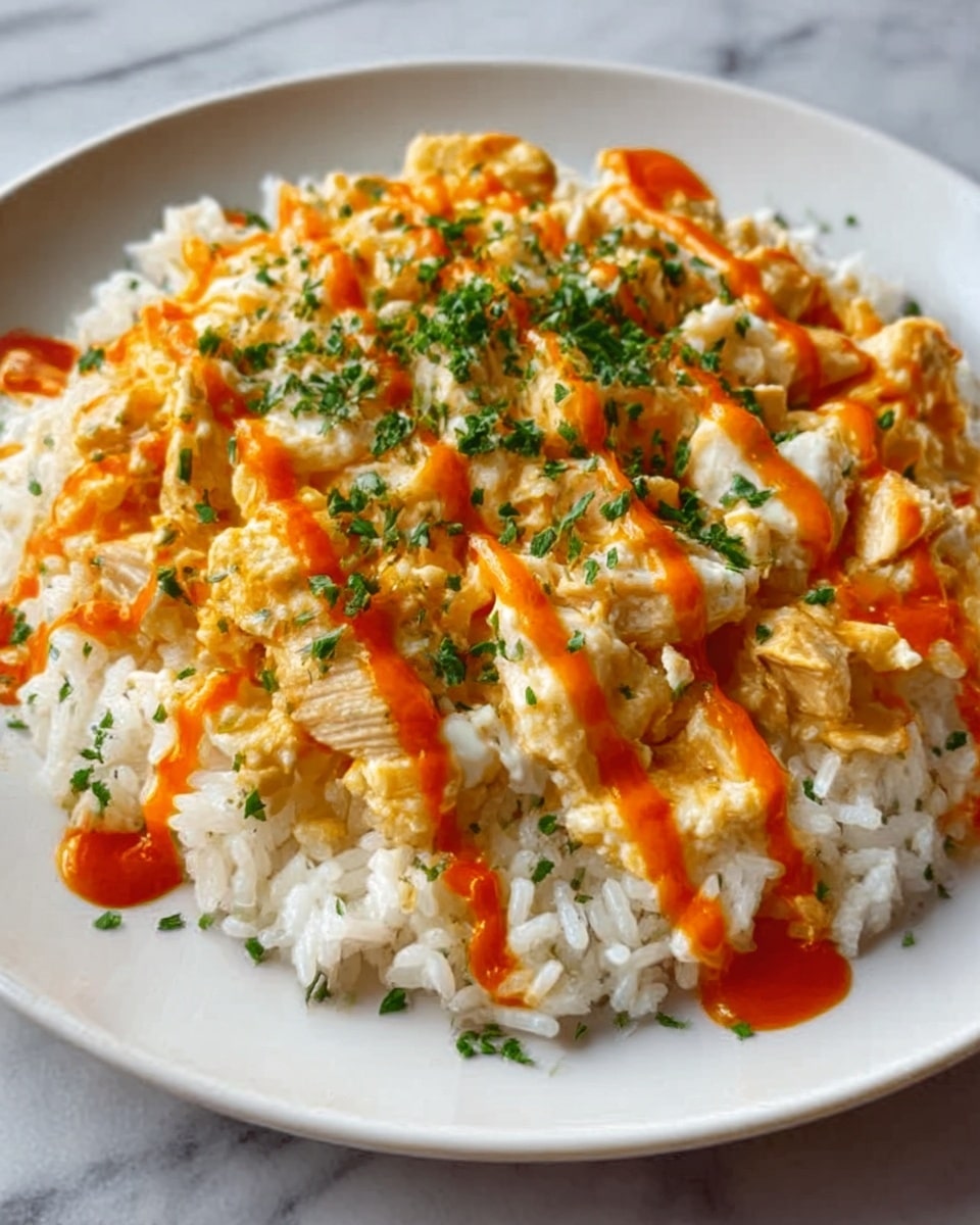 Cheesy Buffalo Chicken and Rice Recipe
