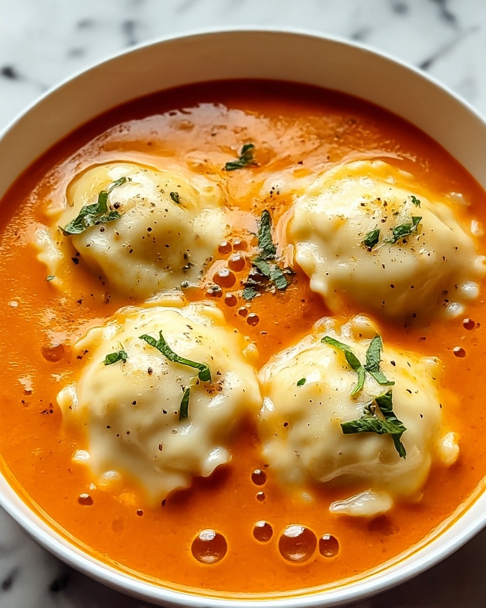 Tomato Dumpling Soup Recipe