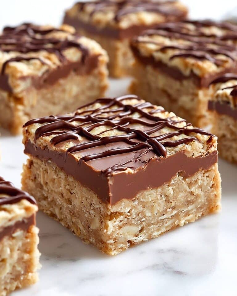 No Bake Chocolate Oatmeal Bars Recipe