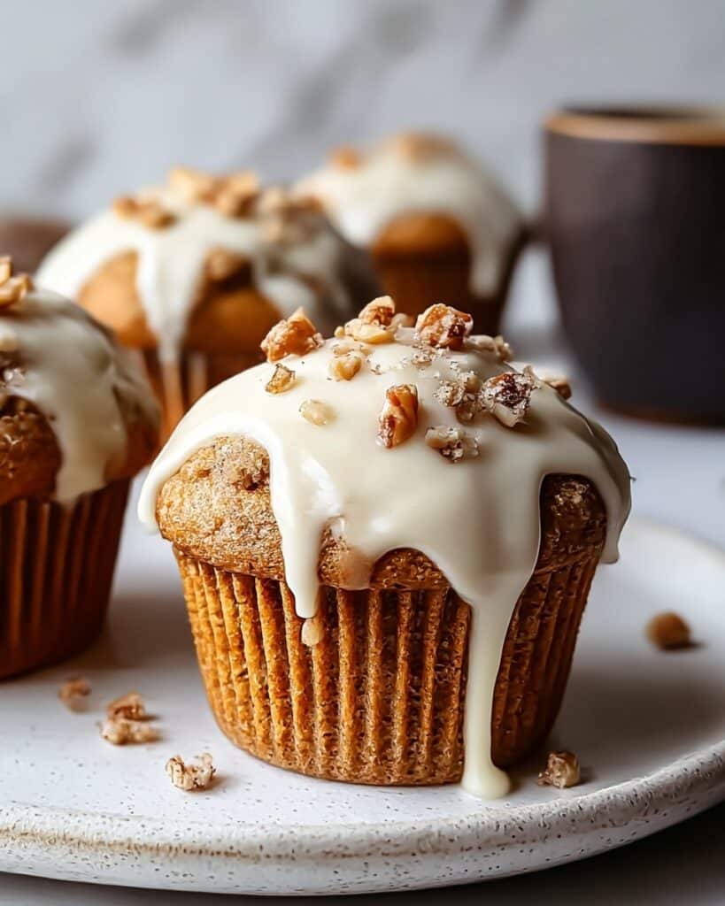 Cinnamon Roll Protein Muffins Recipe