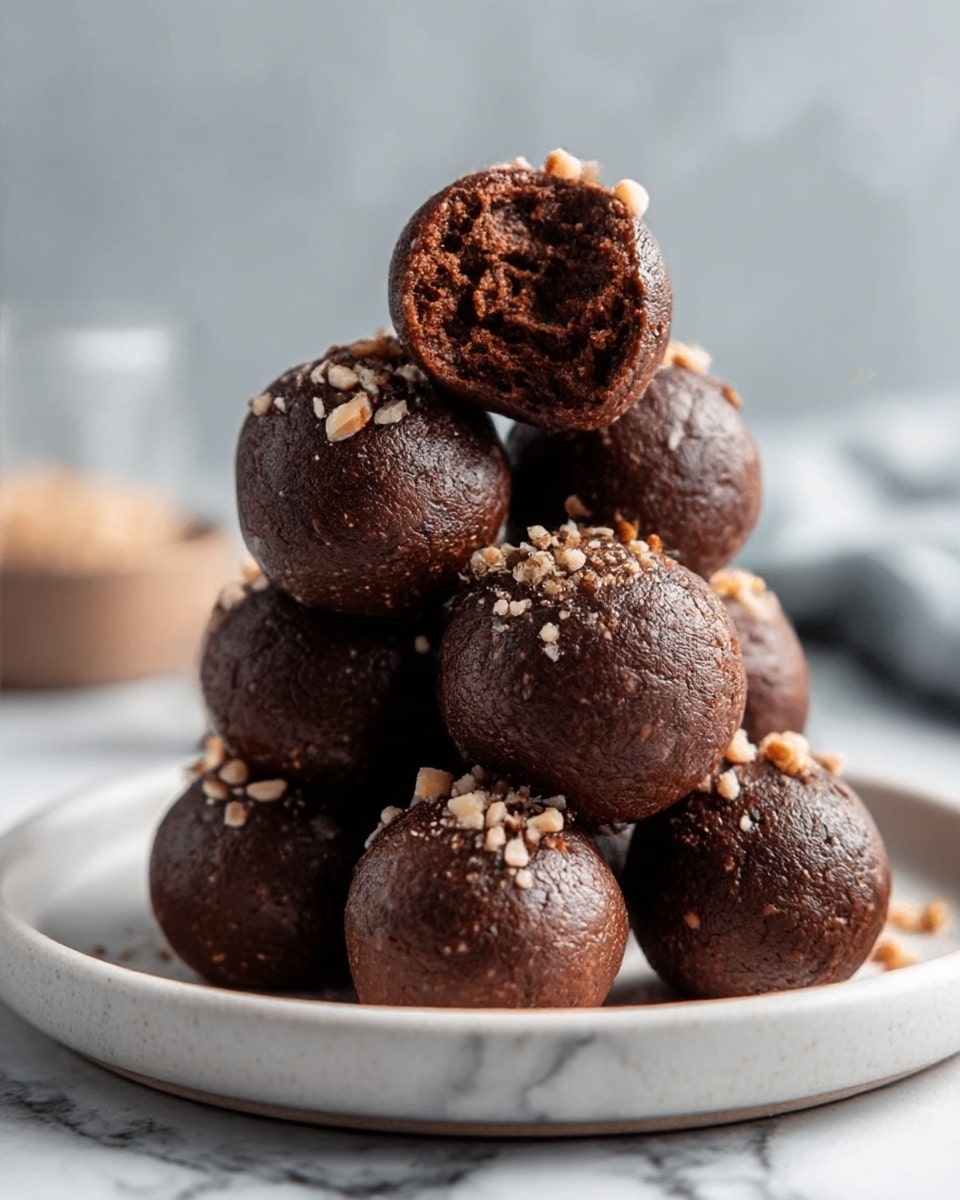 No-Bake Cottage Cheese Brownie Batter Protein Bites Recipe