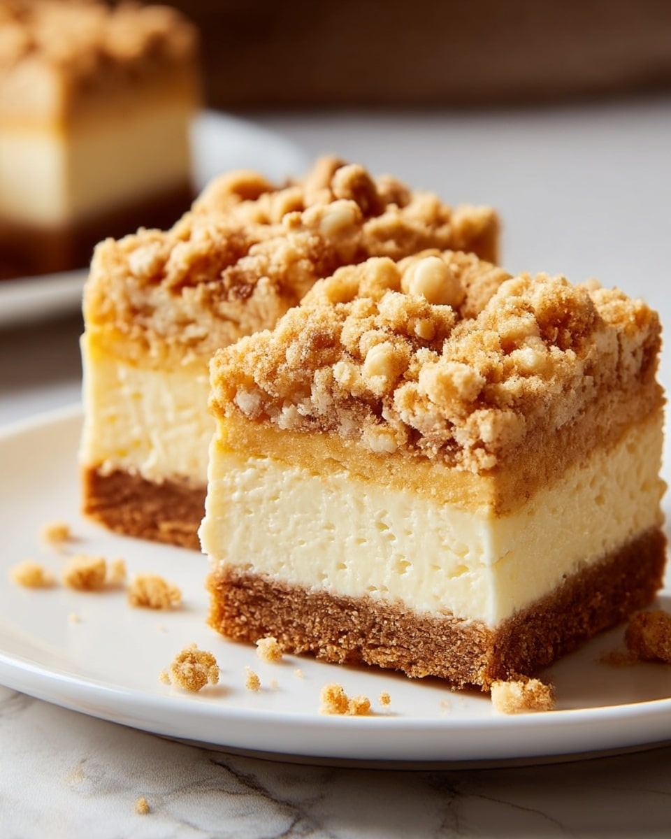 Irresistible Crunchy Butterfinger Crunch Cheesecake Bars Recipe