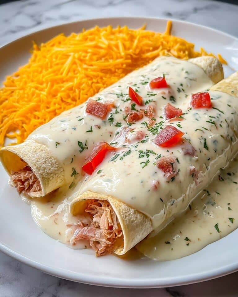 Queso Chicken Enchiladas for a Quick and Cheesy Dinner Delight Recipe