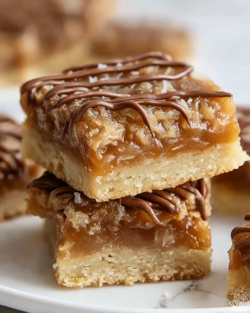 Caramel Coconut Bars Recipe