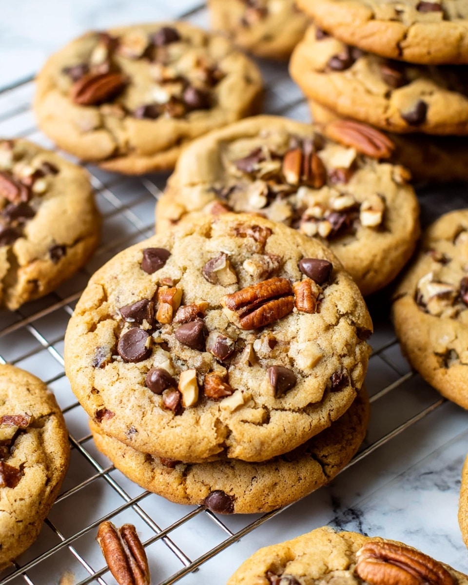Caramel Pecan Chocolate Chip Cookies Recipe