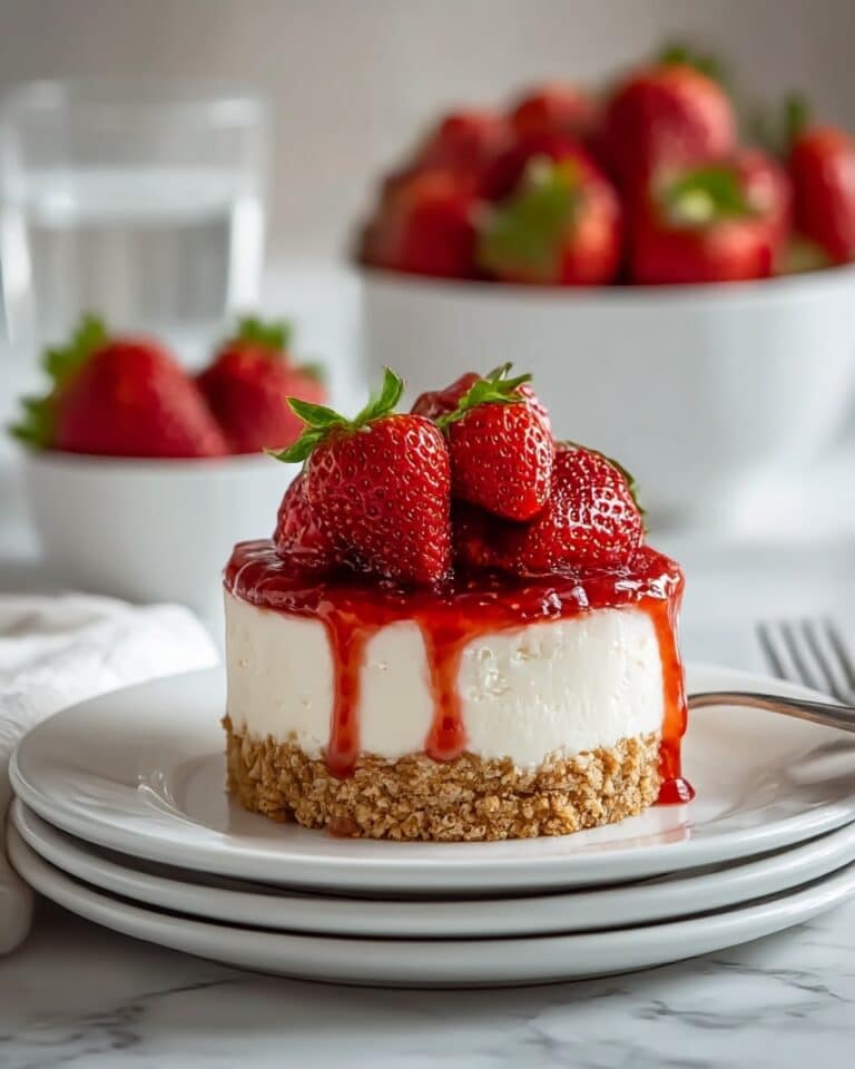 Strawberry Crunch Cheesecake Recipe