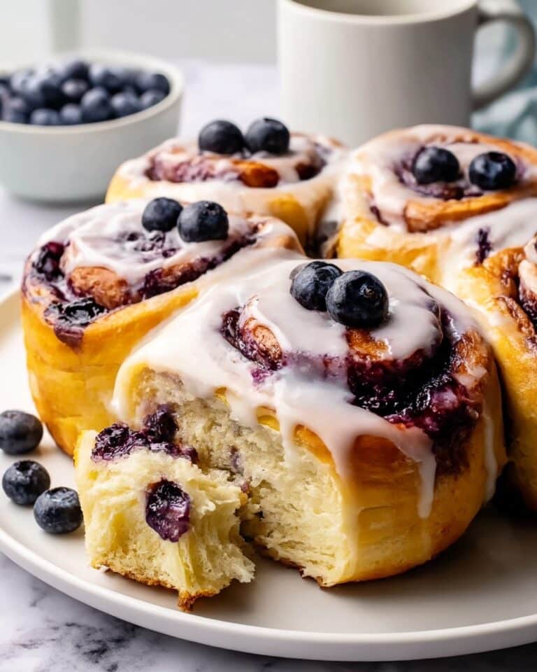 Lemon Blueberry Rolls Recipe