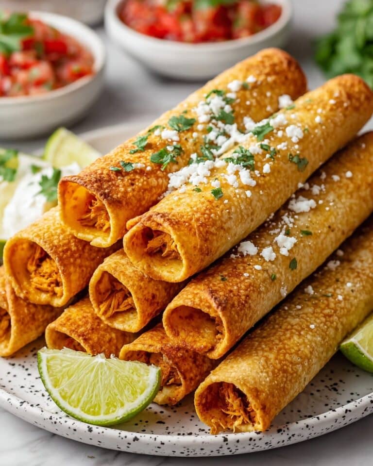 Crispy Chicken Taquitos Recipe