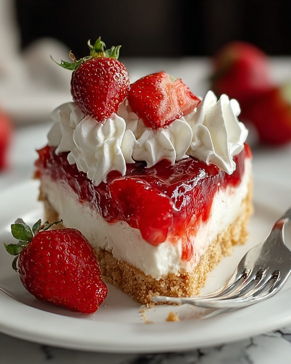 Irresistibly Indulgent Strawberry Crunch Poke Cake Recipe