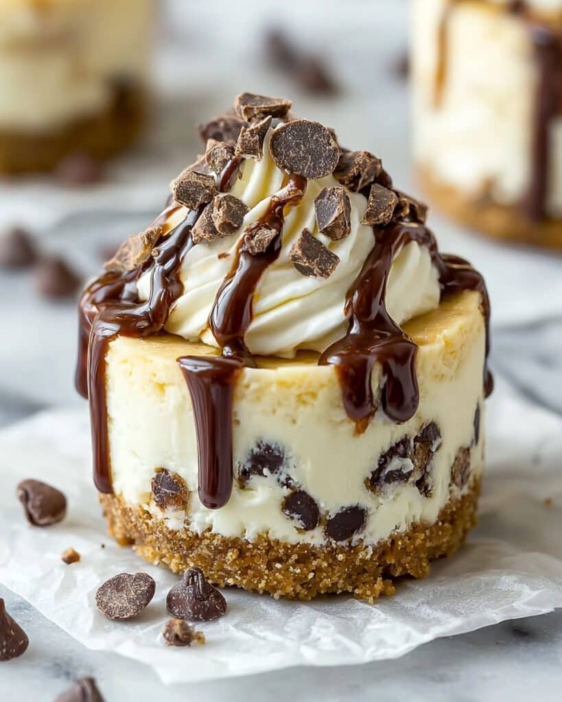 Chocolate Chip Cookie Cheesecakes Recipe