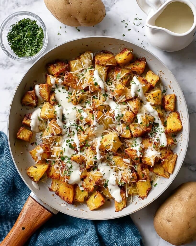 Mouthwatering Garlic Parmesan Chicken and Potatoes Recipe