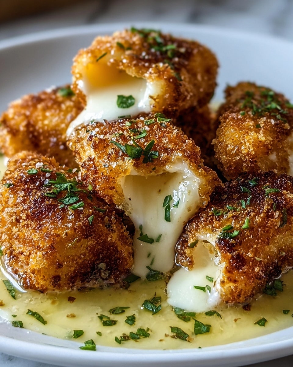 Crispy Parmesan Chicken with Creamy Garlic Sauce Recipe