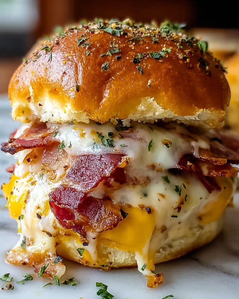 Cheesy Baked Italian Grinder Sliders Recipe