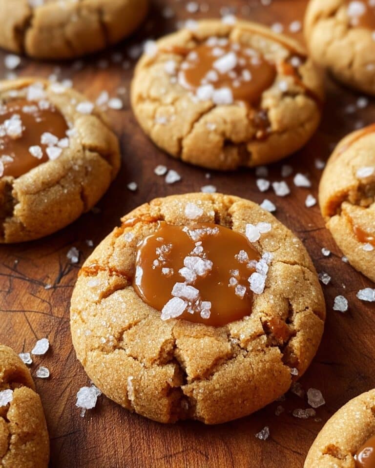 Best Brown Butter Coffee Toffee Cookies with Sea Salt Topping Recipe