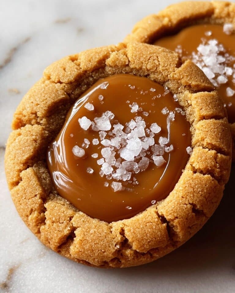 Crispy Brown Butter Coffee Toffee Cookies with Sea Salt Topping Recipe