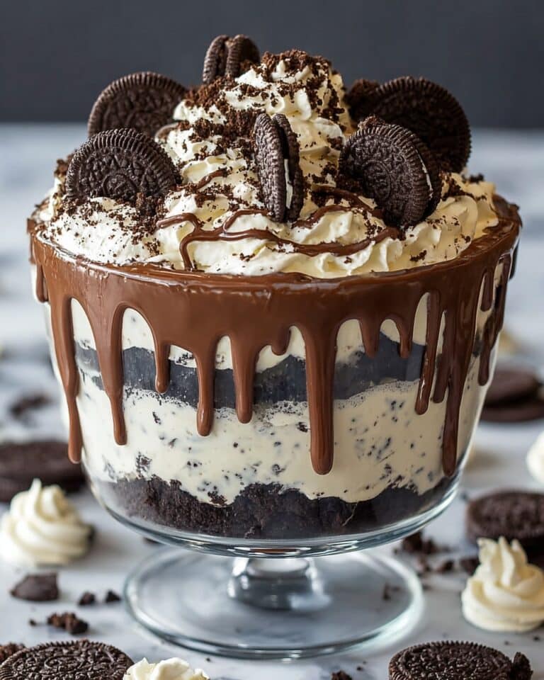 Chocolate Oreo Cheesecake Brownie Trifle Recipe